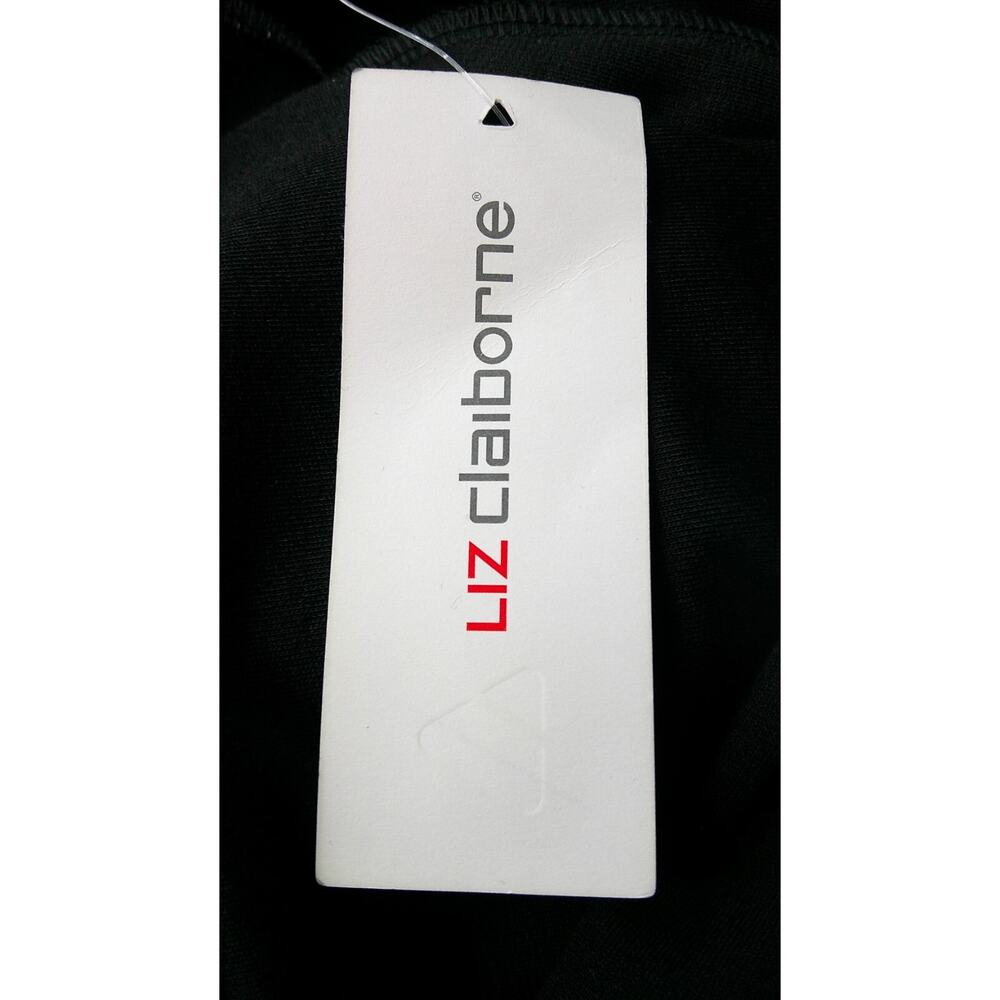 Liz Claiborne Black Jumpsuit Side Pockets 3/4 Sleeves-Women's 2XL NWT RTL $89 - Picture 7 of 9